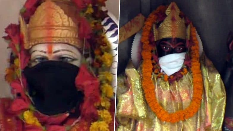 Image result for Bad air makes Goddesses Durga and Kali wear anti-pollution