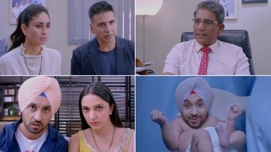 Good Newwz Trailer: Akshay Kumar, Kareena Kapoor Khan, Diljit Dosanjh and Kiara Advani's 'Sperm' Drama Does Not Raise Our Hopes (Watch Video)