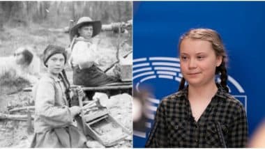 Greta Thunberg is a Time Traveller, Say Netizens, After a 120-Year-Old Picture of Climate Activist's Lookalike Goes Viral (Check Tweets)