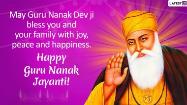 550 Parkash Purab Images & Guru Nanak Jayanti 2019 Wishes: Gurpurab WhatsApp Stickers, GIF Greetings, Messages, SMS, Quotes and Photos to Send on Guru Nanak Dev Ji Parkash Utsav
