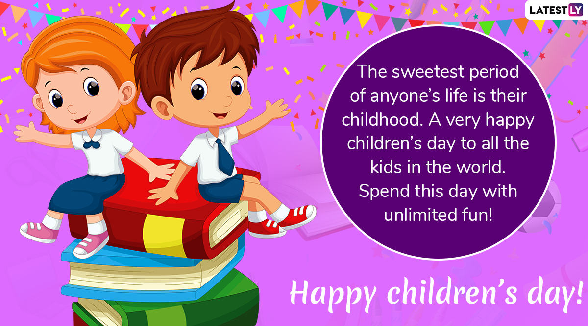 Happy Children’s Day 2019 Wishes & Greetings: WhatsApp Stickers, Bal ...