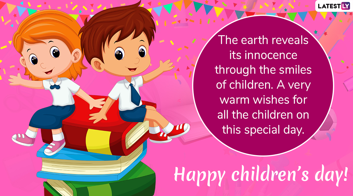 Happy Children’s Day 2019 Wishes & Greetings: WhatsApp Stickers, Bal ...
