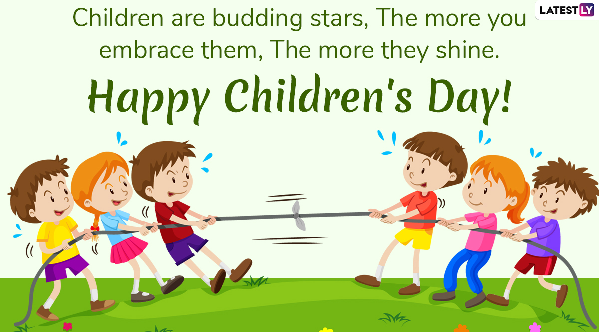 Children's Day 2020 Wishes & HD Images: WhatsApp Sticker Messages ...
