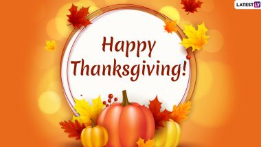 Thanksgiving Day 2019 Wishes & Messages: Whatsapp Stickers, Hike Gif  Images, Sms, Quotes, Photos And Captions To Send Happy Thanksgiving  Greetings | 🙏🏻 Latestly