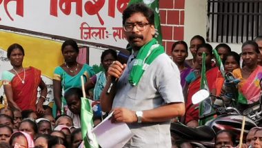 Jharkhand Assembly Election Results 2019 Latest Trends: JMM Emerges as Single Largest Party With 27 Seats as JMM+Congress+RJD Alliance Leads, BJP Trails