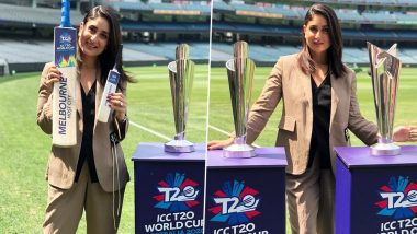 ICC Women’s T20 World Cup 2020 Trophy Unveiled by Bollywood Star Kareena Kapoor in Melbourne, Have a Look