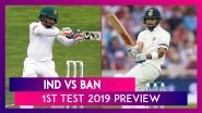 IND vs BAN 1st Test 2019 Preview: India Hope to Maintain Winning Momentum, Bangladesh Eye Maiden Win