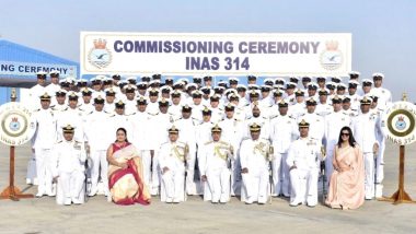 Indian Navy Commissions  6th Dornier Aircraft Squadron During Ceremony Held at Porbandar