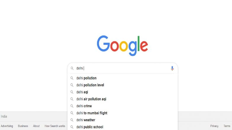 Searches For 'Delhi Pollution Reason' Spike on Google as Air Quality Touches Dangerous Level, India Top Country Searching 'Pollution' on Search Engine
