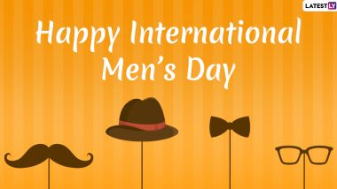 International Men’s Day 2020 Wishes: WhatsApp Stickers, Happy Men’s Day Facebook Greetings, GIF Images, Quotes, SMS and Messages to Send Your Male Friends