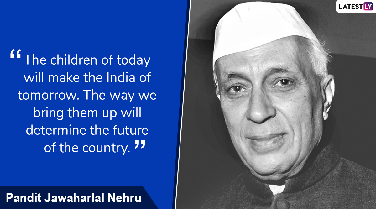 Children's Day in India 2019 Wishes With Pandit Nehru Images ...