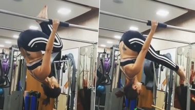 Jennifer Winget Pilates Workout: Beyhadh 2 Actress' Fitness Regime Will Inspire You To Adopt a Healthy Lifestyle (Watch Videos)