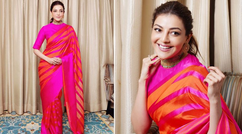 Yo or Hell No? Kajal Aggarwal in Raw Mango for Comali Success Party | 👗 ...