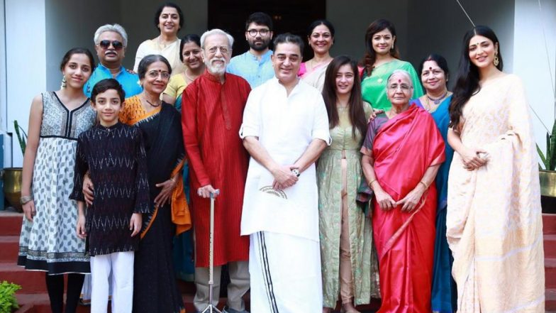 Kamal Haasan Celebrates 65th Birthday with Family in Paramakudi (View Pics)