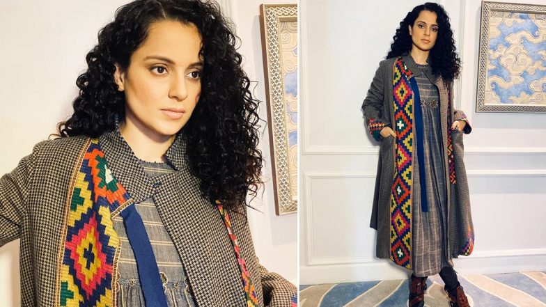 Winter Fashion 2019–20: Kangana Ranaut Says a Namaste, Aces Layering and Brings Some Fabulous Pahari Fashion With Her!