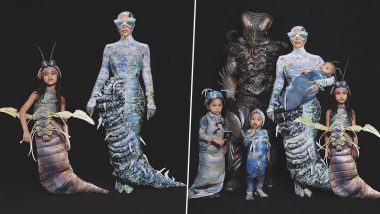Kardashians Turn 'West Worms' for Halloween 2019! Kim Shares Pictures of Whole Family Dressed Up as Creepy Yet Glamorous Insects