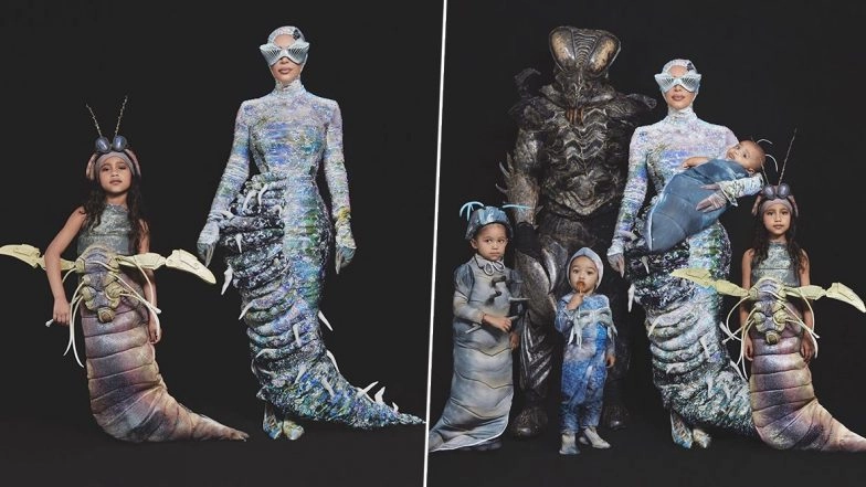 Kardashians Turn 'West Worms' for Halloween 2019! Kim Shares Pictures of Whole Family Dressed Up as Creepy Yet Glamorous Insects