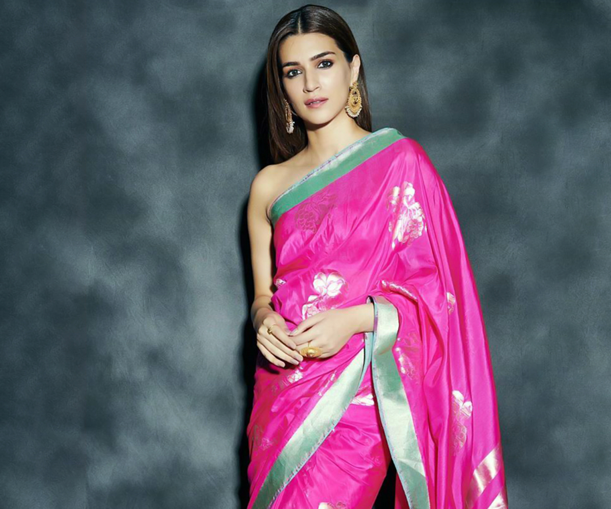 Kriti Sanons Pretty Pink Saree For Panipat Promotions Is Not Just Splendid But Also A Wardrobe