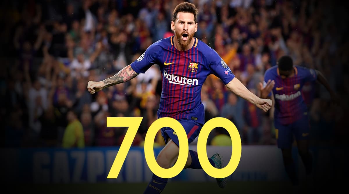 UEFA Champions League 2019-20: Lionel Messi Toasts 700 Games With a Goal as Barcelona Make Last 16 UEFA Champions League 2019-20: Lionel Messi Toasts 700 Games With a Goal as Barcelona Make Last 16