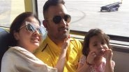 Sakshi Dhoni 31st Birthday: CSK Wish The Gorgeous WAG With a Lovely Family Photo of Husband MS Dhoni and Daughter Ziva