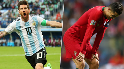 Messi vs Ronaldo ! 🔥 Who is gonna - Sarcasm Football Nepal
