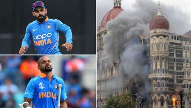 26/11 Mumbai Attacks: Virat Kohli, Shikhar Dhawan and Other Indian Cricketers Pay Tributes to Martyrs and Victims on 11th Anniversary of 2008 Terror Attacks