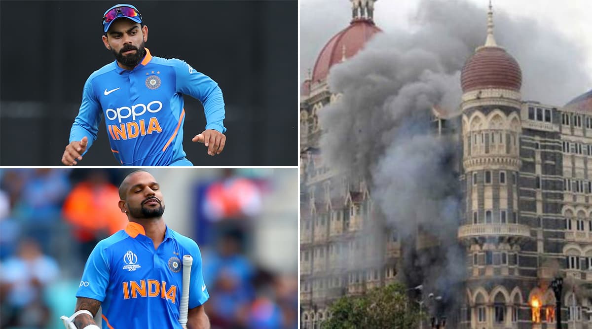 26/11 Mumbai Attacks: Virat Kohli, Shikhar Dhawan and Other Indian Cricketers Pay Tributes to Martyrs and Victims on 11th Anniversary of 2008 Terror Attacks 26/11 Mumbai Attacks: Virat Kohli, Shikhar Dhawan and Other Indian Cricketers Pay Tributes to Martyrs and Victims on 11th Anniversary of 2008 Terror Attacks