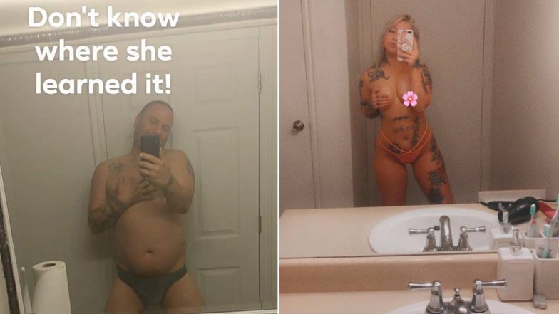 Dad’s Remake of Daughter’s NSFW Mirror Selfie Is Epic, Viral Nude Photo Delights the Internet
