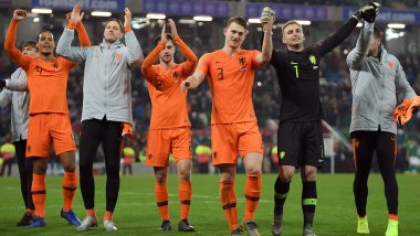 Netherlands vs Estonia, UEFA EURO Qualifiers 2020 Live Streaming Online & Match Time in IST: How to Get Live Telecast of NED vs EST on TV & Football Score Updates in India