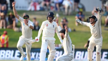 New Zealand vs England Live Cricket Score, 1st Test 2019, Day 4: Get Latest Match Scorecard and Ball-by-Ball Commentary Details for NZ vs ENG Test From Bay Oval