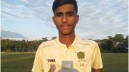 Meghalaya Spinner Nirdesh Baisoya Equals Anil Kumble&rsquo;s 10 Wickets in an Innings Record, Achieves Feat in U-16 Vijay Merchant Trophy