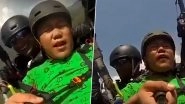Land Kara De Bhai Part 2? Funny Clip of Man Scared While Paragliding in Himachal Pradesh Goes Viral, Tells Instructor 'Hawa Kam Karo'