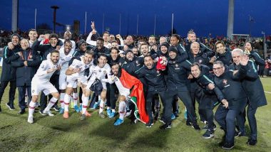 Cristiano Ronaldo Poses With Teammates After Leading Portugal to 2-0 Victory Against Luxembourg in Euro Qualifiers 2020 (See Instagram Post)