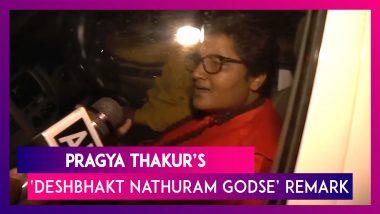 Pragya Thakur Calls Nathuram Godse ‘Deshbhakt’ In Lok Sabha,  Congress Attacks BJP