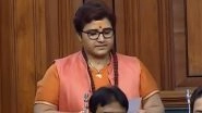 Pragya Singh Thakur Apologises For Her 'Godse Patriot' Comment in Lok Sabha, Says 'Remark Taken Out of Context'