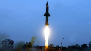 Prithvi Ballistic Missile: India Successfully Carries Out Night-Time Test-Firing Off Odisha Coast
