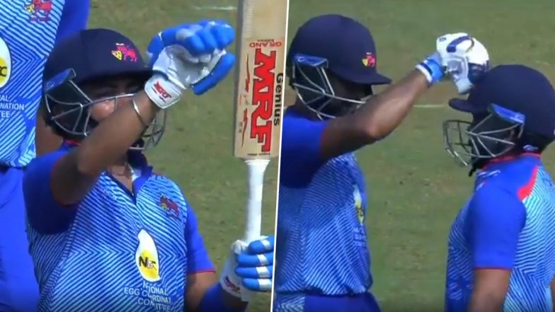 Prithvi Shaw Gets Trolled for ‘Arrogant’ Gesture Towards Crowd After Hitting Fifty in His Comeback Match During Syed Mushtaq Ali Trophy 2019–20 (Watch Video)