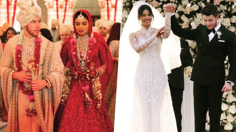 Priyanka Chopra-Nick Jonas First Wedding Anniversary: 8 Beautiful Pics From Their Hindu and Christian Marriage That Prove They Were Destined to be Together!