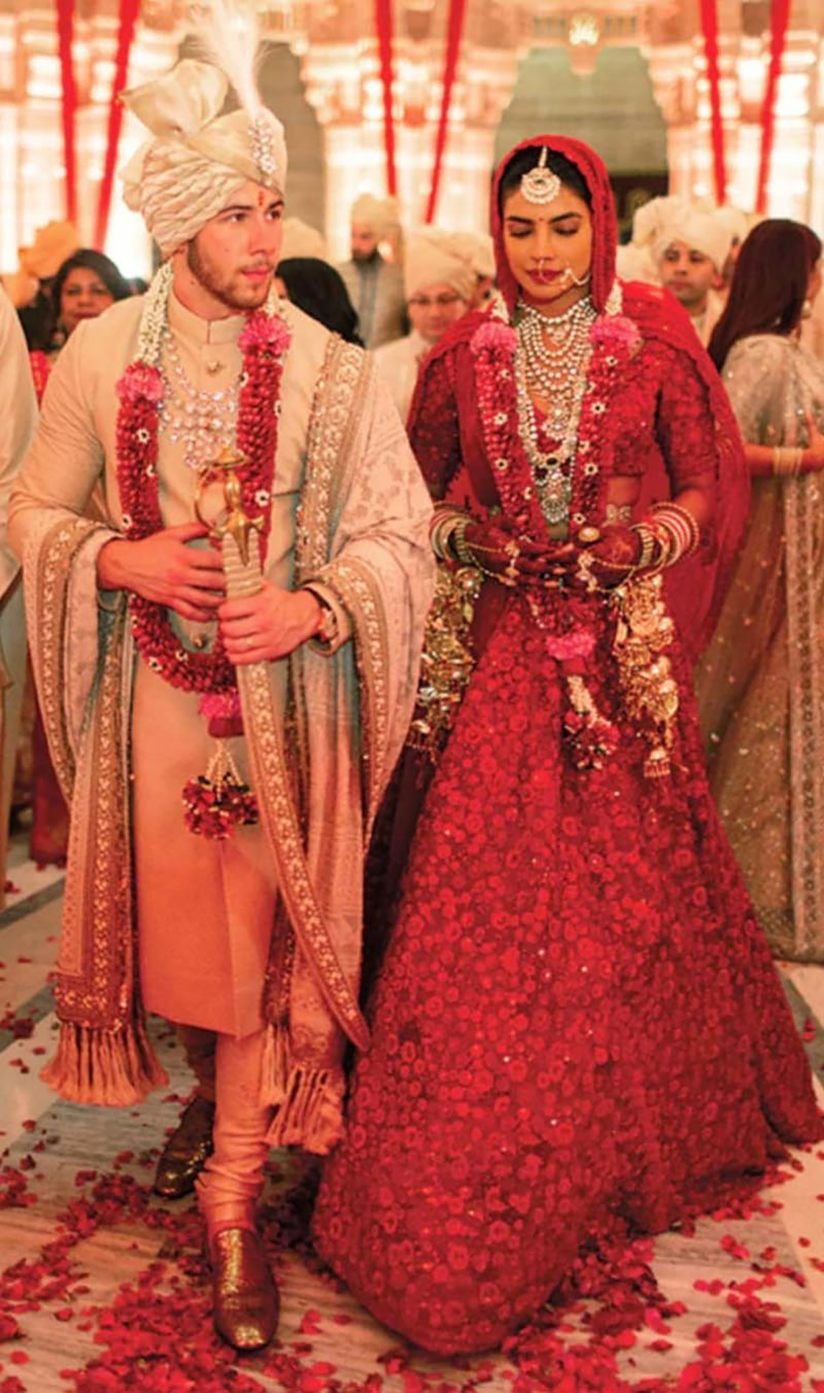 Priyanka Chopra Nick Jonas First Wedding Anniversary 8 Beautiful Pics From Their Hindu And