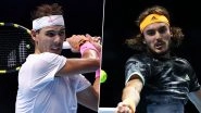 Rafael Nadal vs Stefanos Tsitsipas, ATP Finals 2019 Live Streaming & Match Time in IST: Get Telecast & Free Online Stream Details of Group Stage Match in India