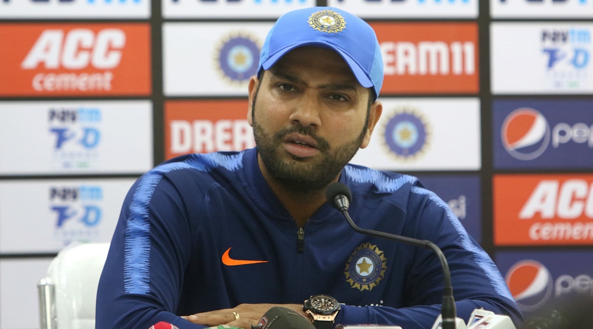 Rohit Sharma Admits to Team Feeling Pressure Ahead of India vs Bangladesh 2nd T20I 2019
