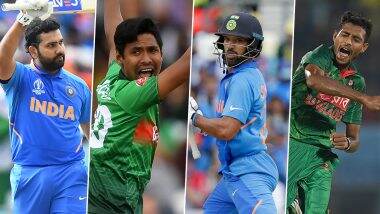 India vs Bangladesh 1st T20I 2019: Rohit Sharma vs Mustafizur Rahman, Shikhar Dhawan vs Shafiul Islam & Other Mini Battles to Watch Out for in Delhi