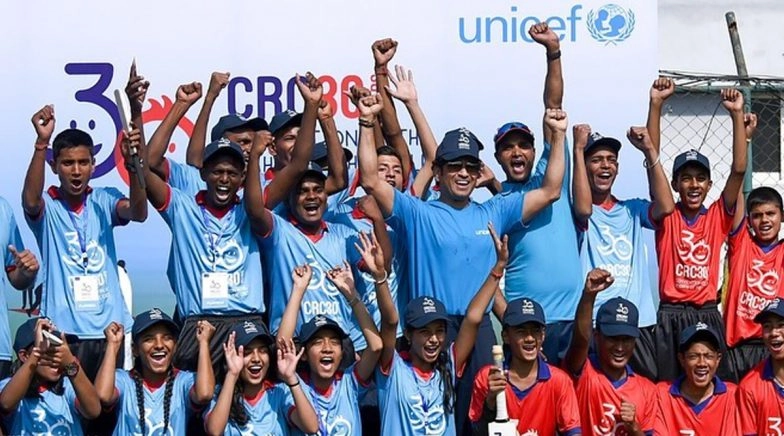 Sachin Tendulkar Uploads Picture With Nepal Kids on World Children’s Day 2019