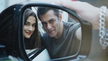 Salman Khan and Saiee Manjrekar's Latest Picture Through Side-View Mirror Has 'Perfect Chemistry' Written All Over It!