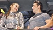Salman Khan Twins With Dabangg 3 Co-Star Saiee Manjrekar at Being Strong Fitness Equipment Preview Event (View Pics)
