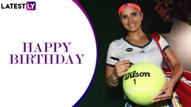 Happy Birthday Sania Mirza: From Hyderabad Open to Wimbledon, Here’s a Look at India Tennis Great’s Memorable Achievements