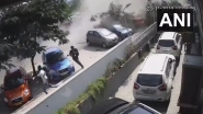 Speeding Volkswagen Polo GTI Skids off Biodiversity Flyover in Hyderabad, 1 Killed; Video Goes Viral