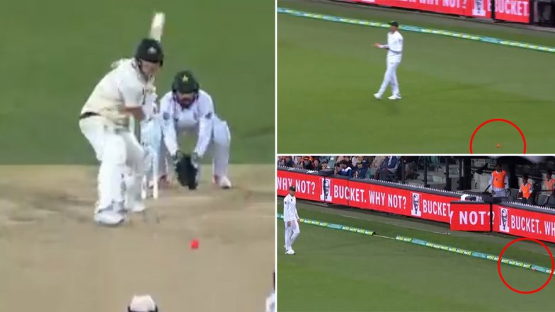 Funny Fielding! Shaheen Afridi Becomes Victim of Trolls After Misjudging Pink Ball During Australia vs Pakistan 2nd Test 2019 (Watch Video)