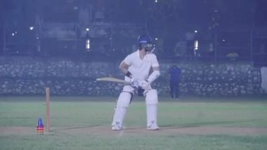 Shahid Kapoor Hits a Boundary While Prepping Up For Jersey Remake (Watch Video)
