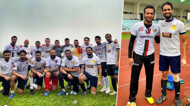 Shakib Al Hasan Turns Footballer After Getting Two Years Ban From ICC; View Pictures of Bangladesh Cricket Team All-Rounder in Football Avatar